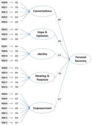 Psychometric Adequacy of Recovery Enhancing Environment (REE) Measure: CHIME Framework as a Theory Base for a Recovery Measure